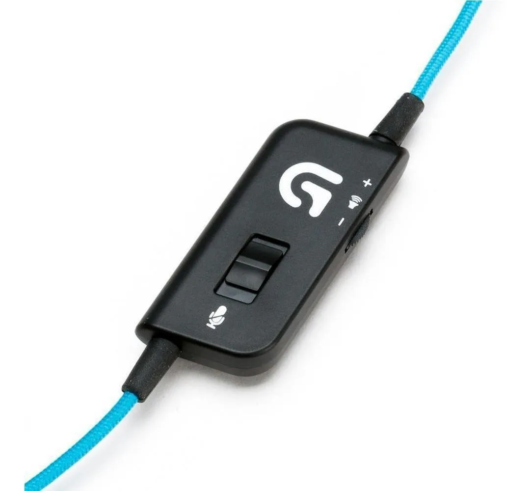 Headset Gamer Logitech G432 Preto e Azul - Imagem 4