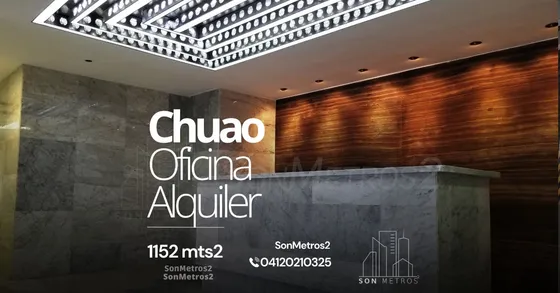 Oficina Alquiler Chuao 1152 Mts2 Sonmetros2