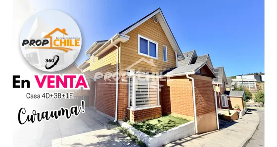 En Venta Casa 4d+3b, Curauma!