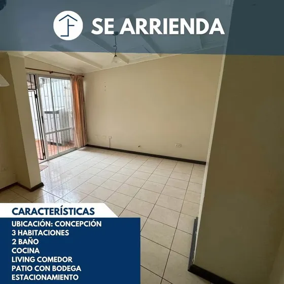 ¡departamento En Arriendo En Concepción!