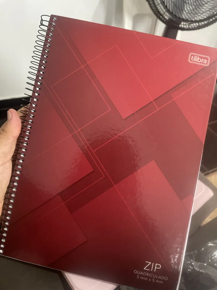 Caderno Quadriculado 5x5mm Espiral 96 Fls Tilibra 27,5x20cm Sortidos - Imagem 2