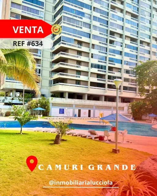 Espectacular Apartamento Ubicado En Maravilloso Conjunto Residencial Tipo Club, Camurí Grande-la Guaira, Ref: 634
