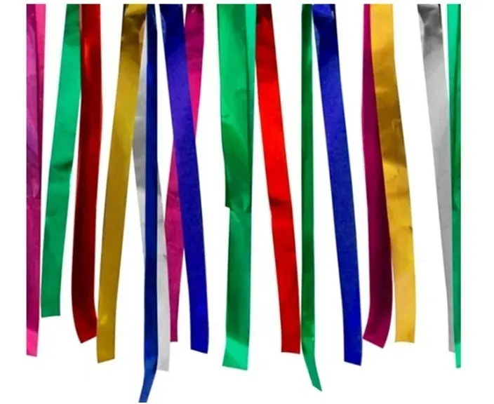 Varal De Fitas Metalizadas Colorida - 50 Metros