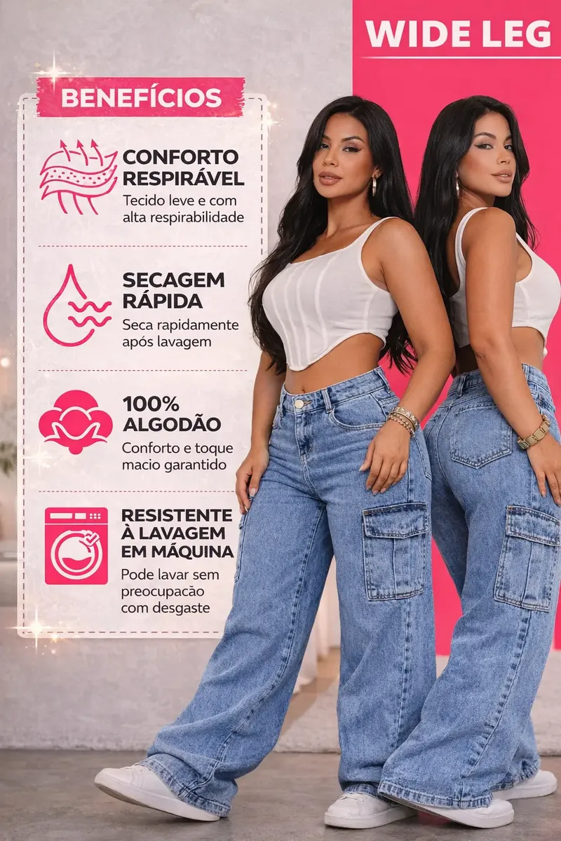 As 3 Melhores Calças Cargo Femininas de Cintura Alta em 2026: Conforto, Estilo e Versatilidade para Seu Dia a 
