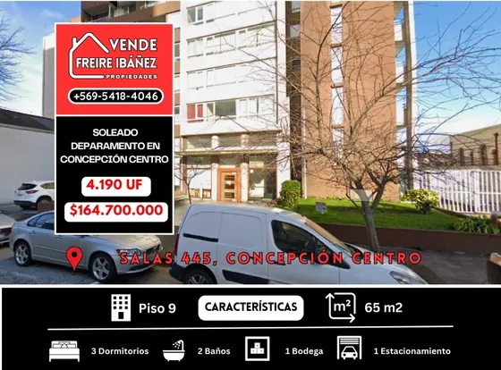 Departamento De 3d 2b 1e 1b En Concepción Centro
