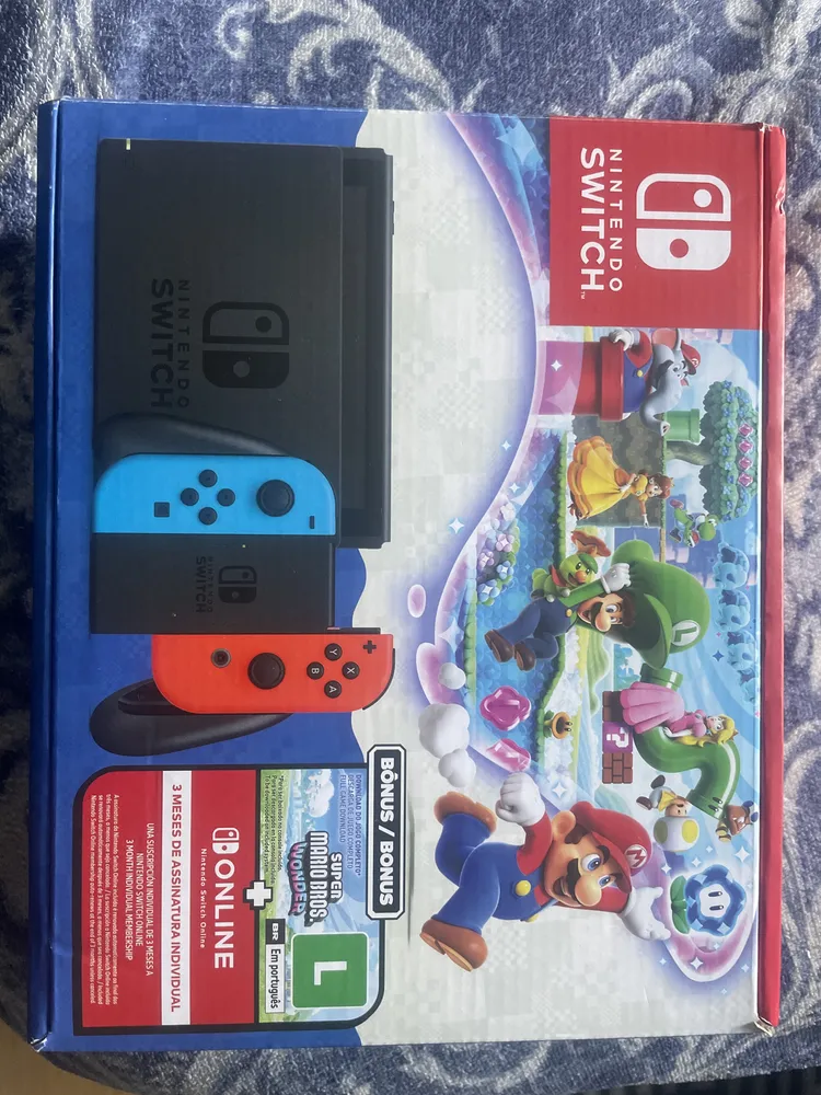 Bundle Nintendo Switch + Super Mario Bros. Wonder + 3 Meses De Assinatura Nintendo Switch Online - Imagem 2