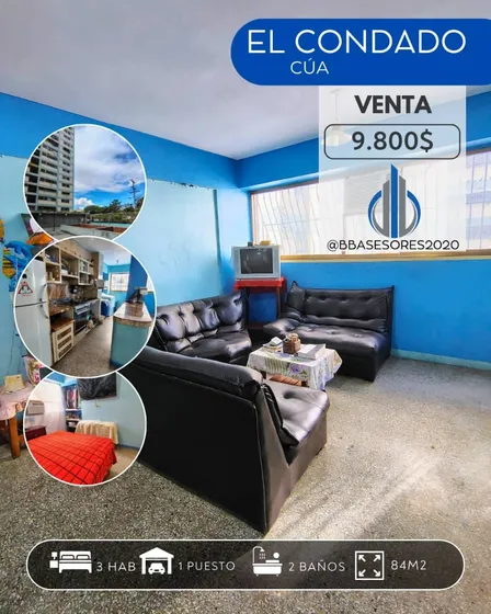 Apartamento Residencias El Condado Cúa