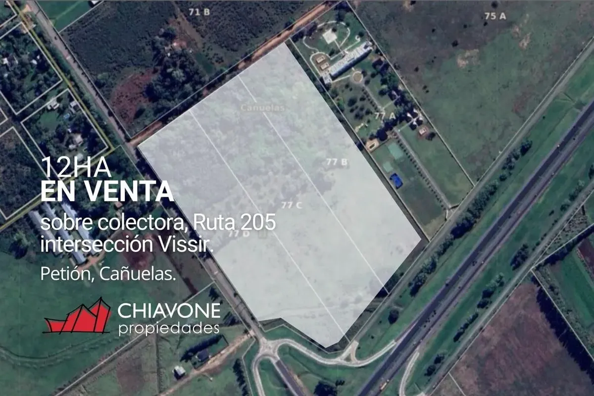 12-Hectare Rural Property in Cañuelas.