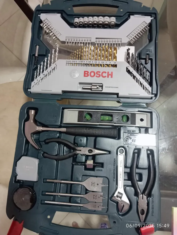 Jogo Estojo Kit Ferramentas 103 Peças X-line Bosch | Frete grátis
