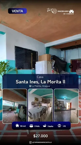 Casa En Venta Para Ampliar Ubicada En El Sector De Santa Inés Edo Aragua. Mic11