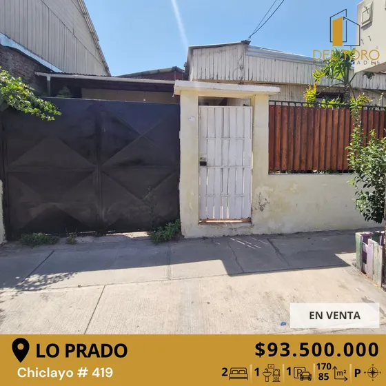 Acogedora Casa En La Comuna De Lo Prado 