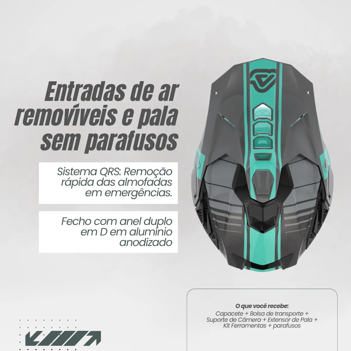 Capacete Acerbis Airstrike Full Carbon 2026 Cores