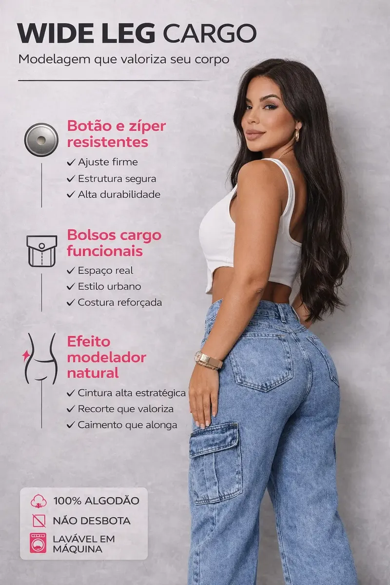 As 3 Melhores Calças Cargo Femininas de Cintura Alta em 2026: Conforto, Estilo e Versatilidade para Seu Dia a 