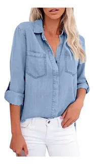 Camisa denim mujer colombia hotsell