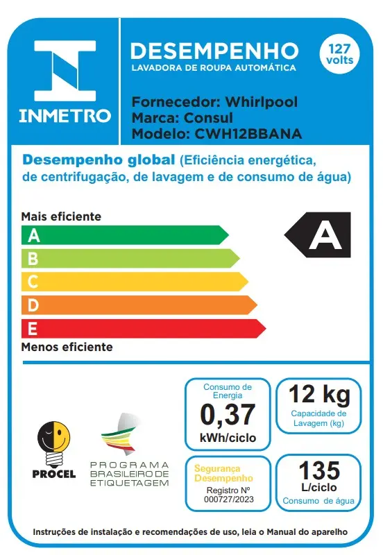 Máquina de Lavar Consul Cwh12bb Branca 12kg com Dosagem Econômica e Ciclo Edredom - Imagem 3