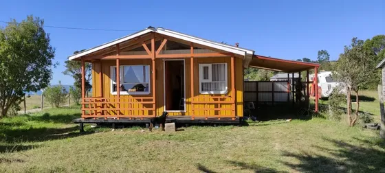 Cabaña En Caulín, Ancud 1.400m2 Terreno Entorno Privilegiado