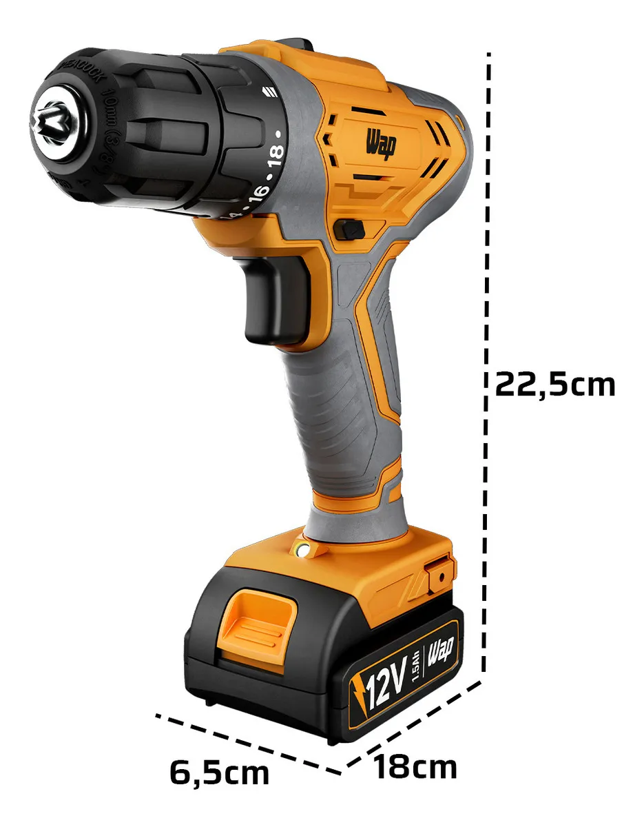 Parafusadeira WAP maleta