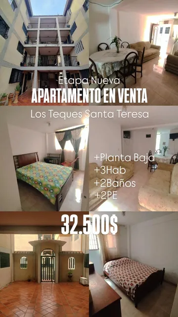 Apartamento En Venta En Los Teques Etapa Nuevo
