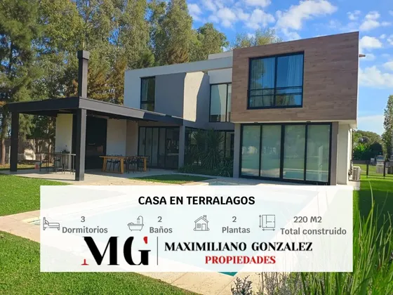 Casa En Venta Y Alquiler, 4 Ambientes. Terralagos, Canning.
