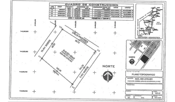 Terreno En Venta En Playa Del Carmen