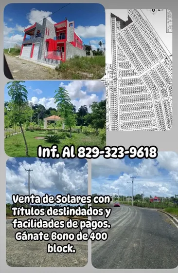 Solares Con Titulos De 187.34 Mts2. Separa Y Se Ganador De 500 Block. 