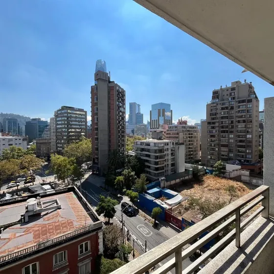 Depto 1d+1b Con Estac Y Bodega, Metro Los Leones