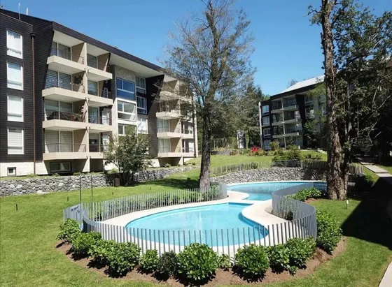 Depto Soleado En Condominio Payllahue, Pucón | 1d, 1b, Estac