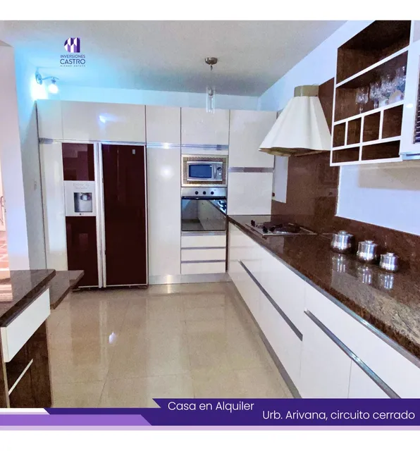 En Alquiler: Hermosa Casa De 2 Niveles, Totalmente Amoblada, Ubicada En Urb. Arivana. Puerto Ordaz, Estado Bolívar.