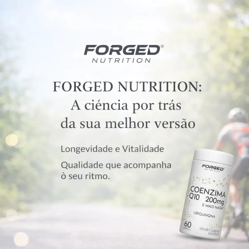 Coenzima Q10 200mg Pura Alta Concentração 60 Cápsulas - Forged Nutrition Sem Sabor — foto 4
