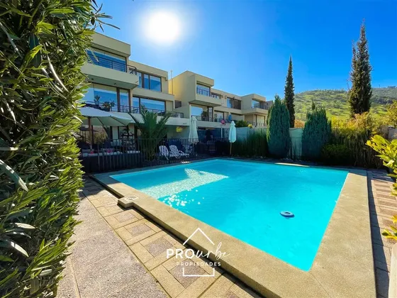 Mediterranea En Condominio, 4 Dorm. Lo Barnechea