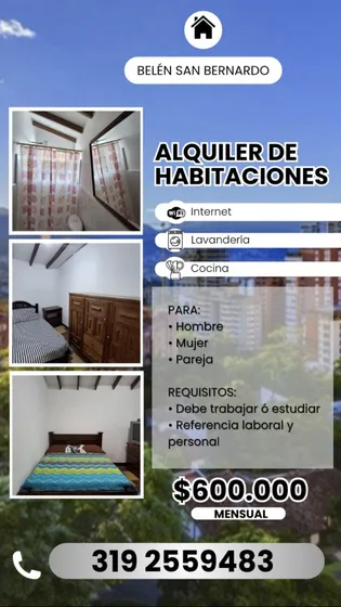 Arriendo Alcoba En Belén 