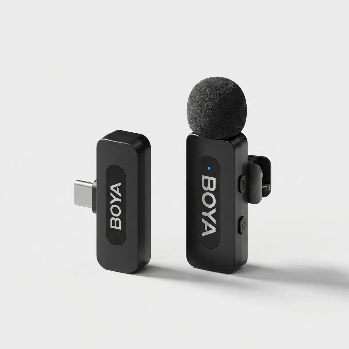 Micrófono inalámbrico de solapa Boya BY-v10 con conexión USB-C