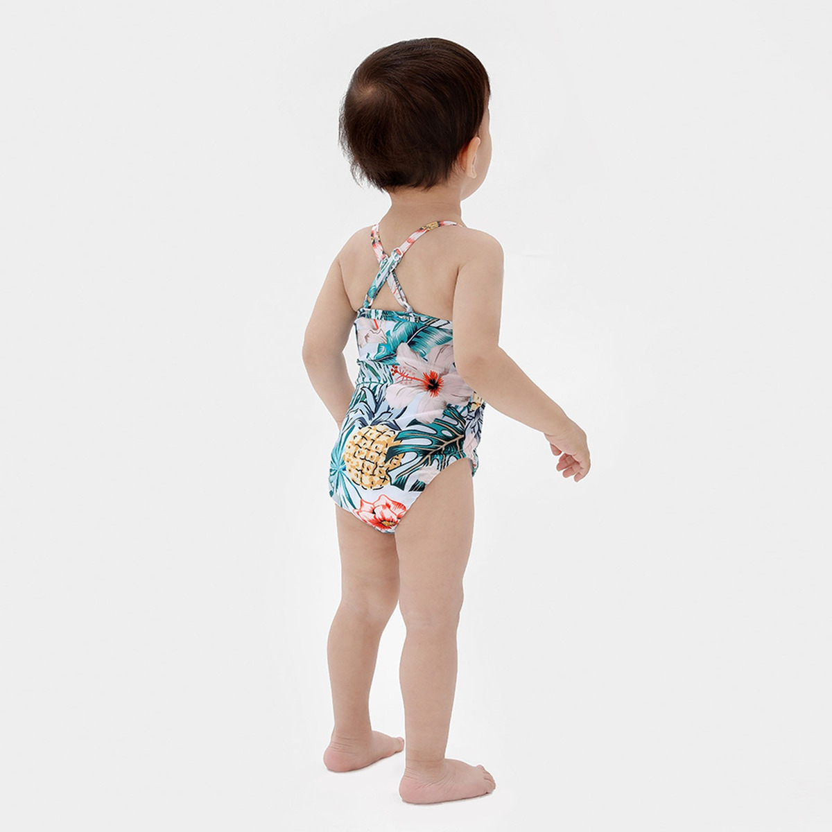 Traje De Baño Para Niñas Pequeñas, Bañador De Plantas Lindas | Meses ...