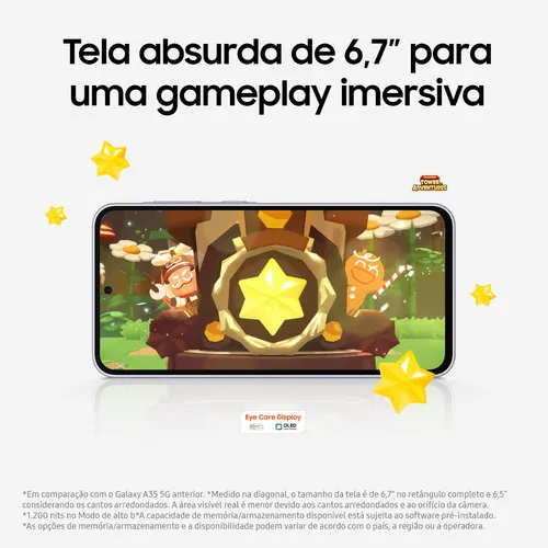 Celular Samsung Galaxy A36 5g 256gb 8gb Ram Branco - Imagem 2