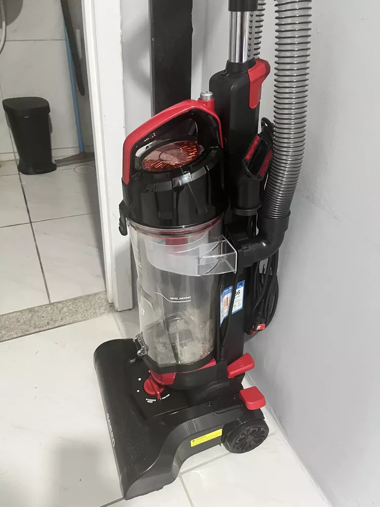 Aspirador de Pó Vertical WAP Power Speed 2 em 1, 2000W, 3L, 127V, Preto e  Vermelho - FW006007