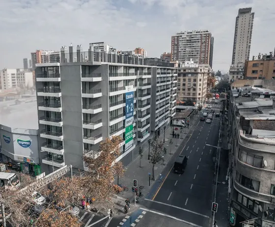 Vista publicada del proyecto en Santiago