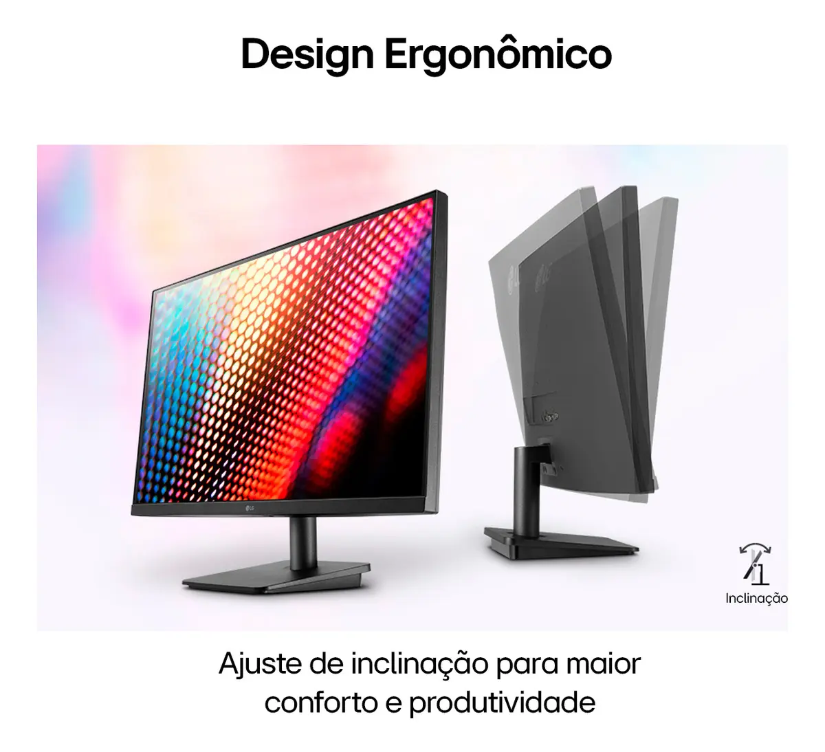 Monitor Gamer LG 22mp410 - Tela Va De 21.5 , Fhd (1920x1080), 75hz, 5ms (gtg), Hdmi, Freesync Preto 127/220v
