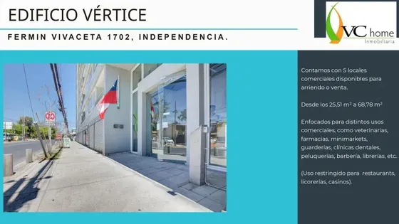 Locales En Venta, A La Calle, En Av Vivaceta, Edificio Nuevo