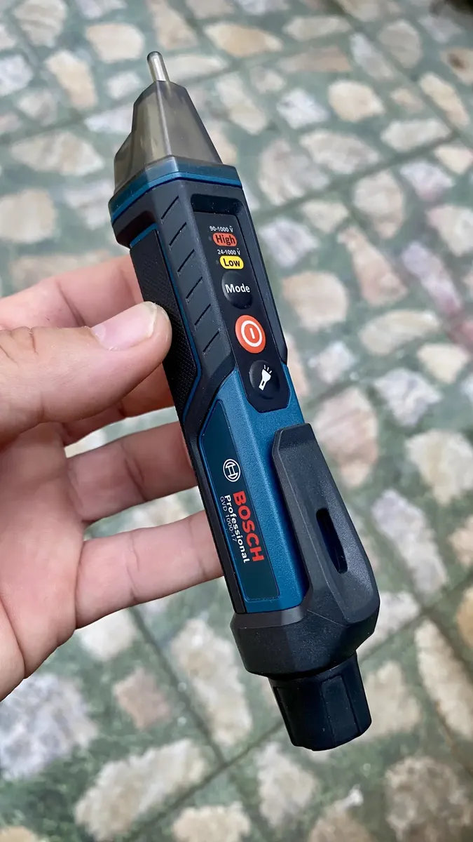 Detector de tensão sem contato caneta para verificar fios elétricos energizados