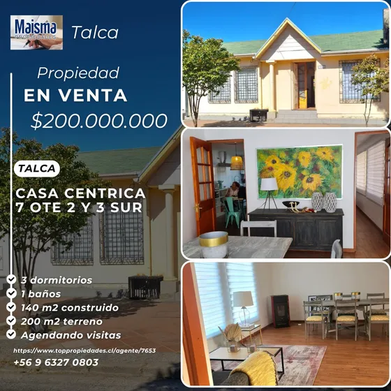 Casa En 7 Ote Entre 2 Y 3 Sur