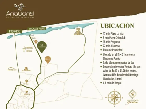 Terreno/lote En Venta En Merida, Chicxulub Puerto En Anayansi, Listo.