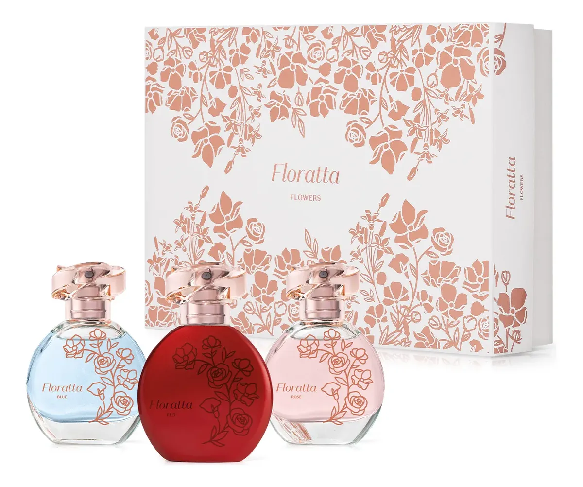 O Boticário Floratta Flowers Kit Presente 3 Itens