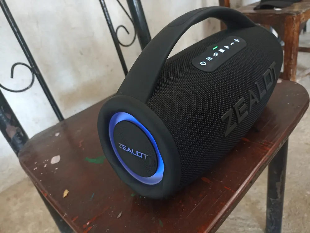 Caixa de Som Bluetooth Portátil Zealot S97 80W à Prova d'Água