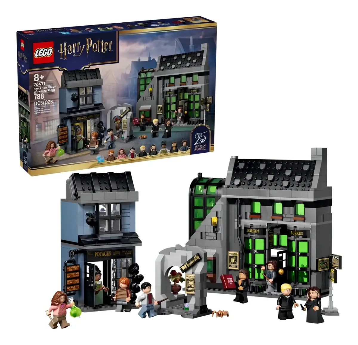 Lego Harry Potter Lojas Do Beco Diagonal 76471 - 788 Peças