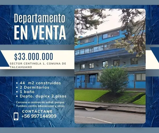 Departamento En Centinela I, Talcahuano