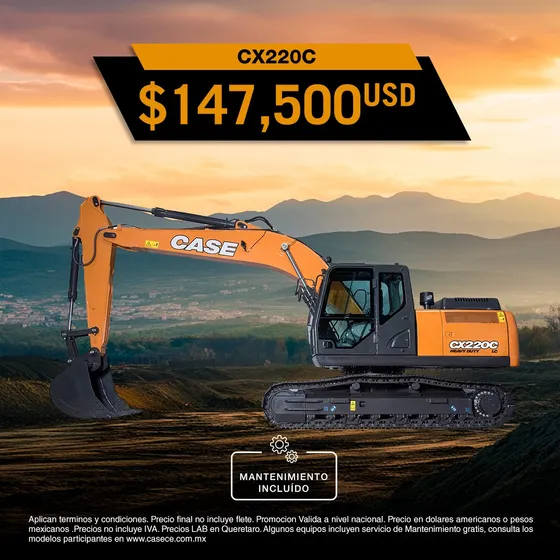 Excavadora Hidraulica Nueva Case Cx220c Kit Pmartillo 2024