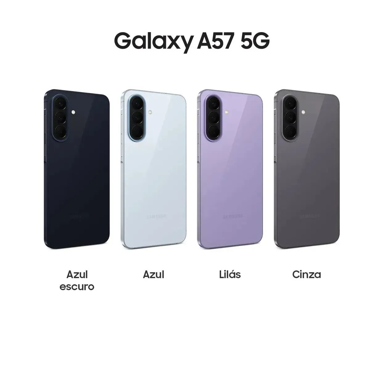 Celular Samsung Galaxy A57 5G 128GB, 8GB RAM, Câmera 50MP, IP68, Super AMOLED 6.7 na cor cinza — imagem 2