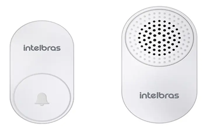 Campainha Cik 102 Sem Fio Sem Bateria Branco Intelbras