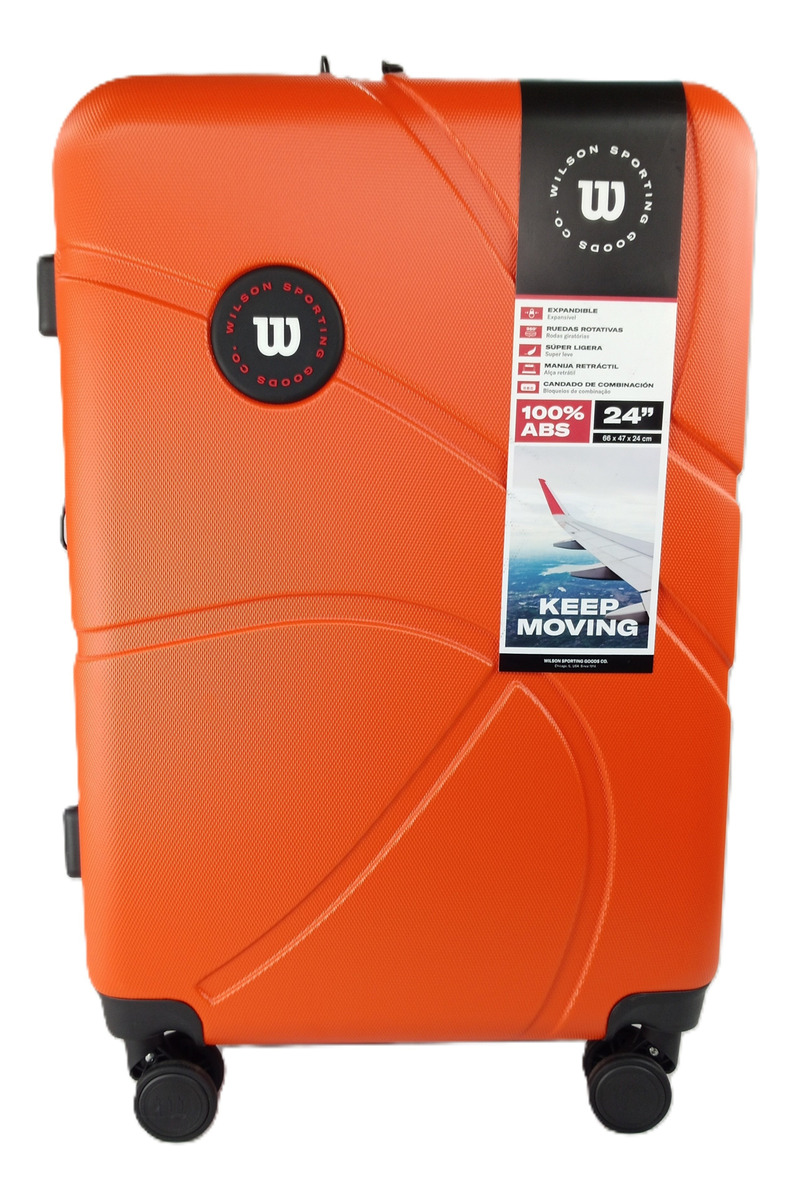 Maleta de Viaje Wilson Oviedo 24; (NARANJA) Wilson Papeleta x 1 DESCRIPCIÓN DEL PRODUCTO:Descubre la Maleta de Viaje Wilson Oviedo 24;, el compañero ideal para tus aventuras. Diseñada para ofrecerte comodidad y estilo, esta maleta es perfecta para cualquier viaje.