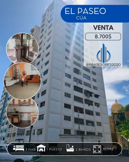 Apartamento Residencias El Paseo Casco Central Cúa